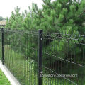 Backyard metal fence